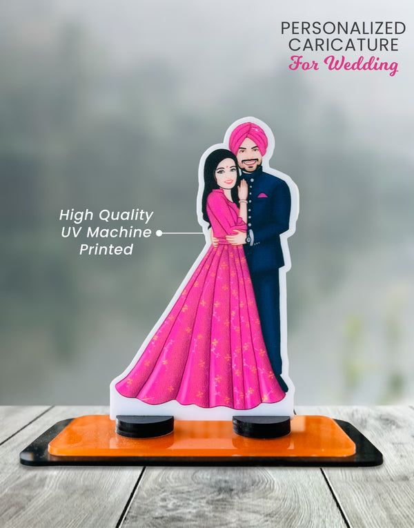 Sikh Wedding Personalized Caricature | C-02