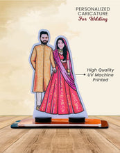 Acrylic Miniature Personalized Wedding Caricature | C-07