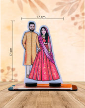 Acrylic Miniature Personalized Wedding Caricature | C-07