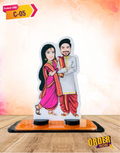 Custom Caricature Miniature For Indian Wedding Gift | C-05