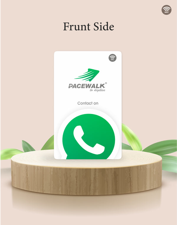 WhatsApp NFC & QR Card | Instantly connect with customers | NFC-03